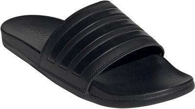 Adidas Adilette Comfort Shower Slide Sandal: Plush Cushioning, Quick-Dry, Classic Black