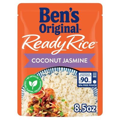 Ben's Original Coconut Jasmine Ready Rice Pouches: Quick, Flavorful, Aromatic Side