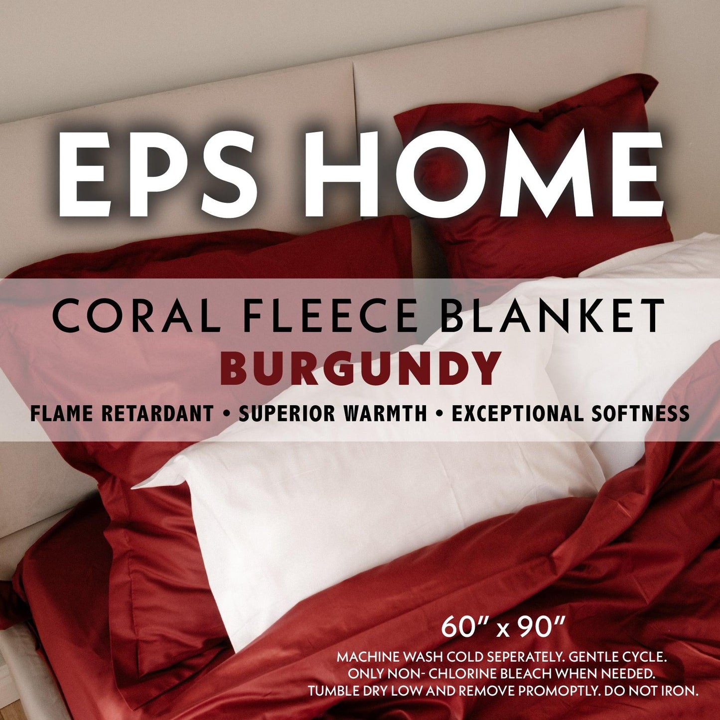 Premium Fire Retardant Fleece Twin Blanket - Cozy, Safe, and Durable