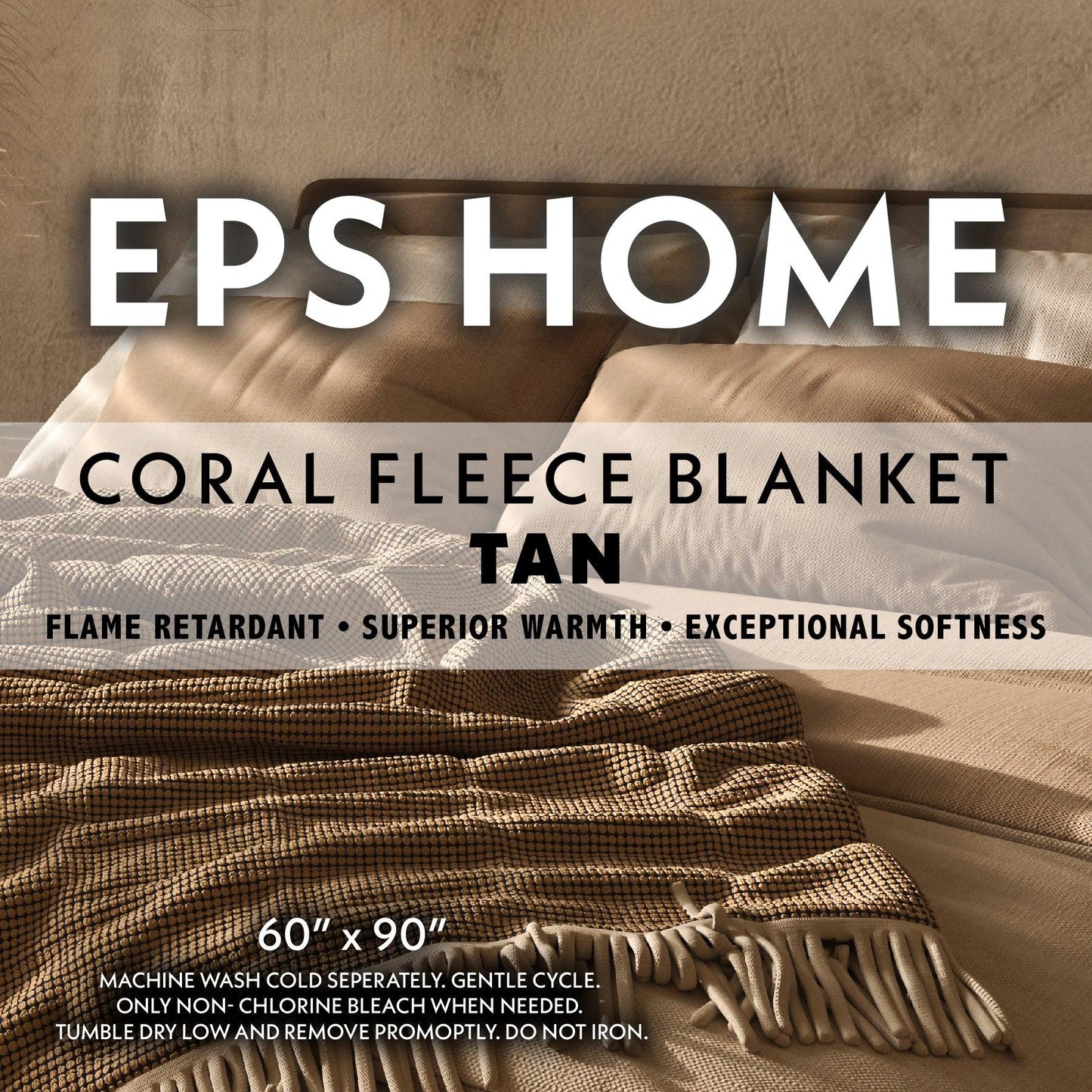 Premium Fire Retardant Fleece Twin Blanket - Cozy, Safe, and Durable