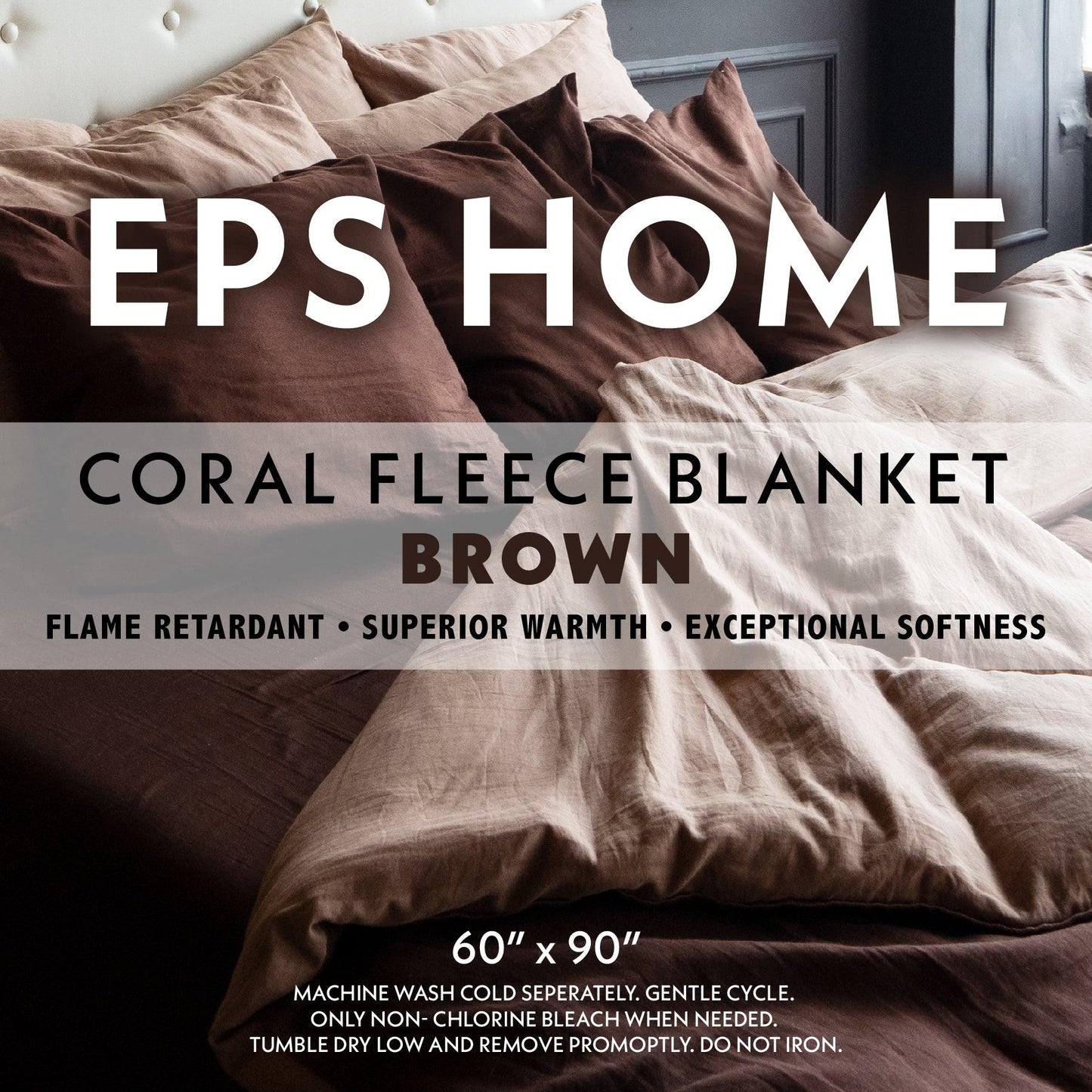 Premium Fire Retardant Fleece Twin Blanket - Cozy, Safe, and Durable