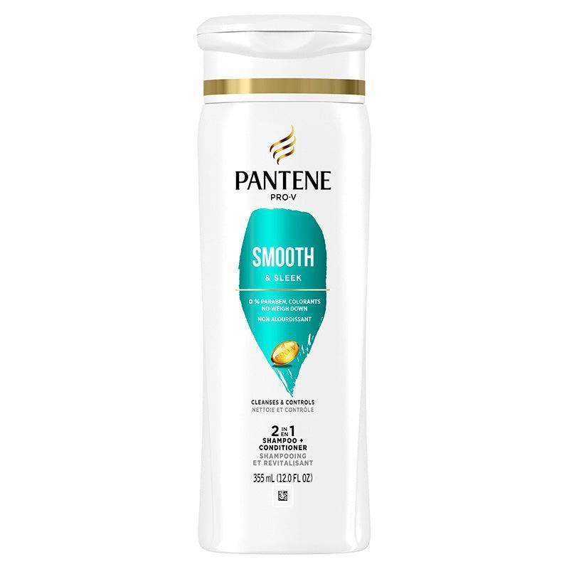 Pantene Pro-V Smooth & Sleek 2-in-1 Shampoo Plus Conditioner for Frizz Control