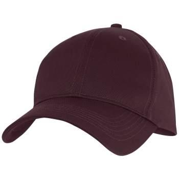 Rothco Solid Low Profile Cotton Twill Baseball Cap Adjustable Strap