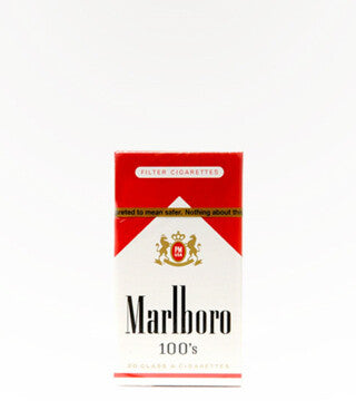 Premium Marlboro Red 100s Cigarettes - Classic Full Flavor Pack