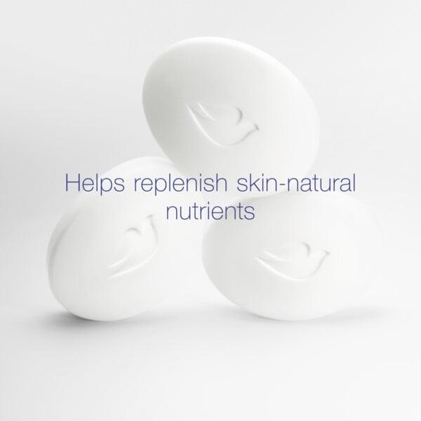 Dove Gentle Hypoallergenic Sensitive Skin Beauty Bar with 1/4 Moisturizing Cream