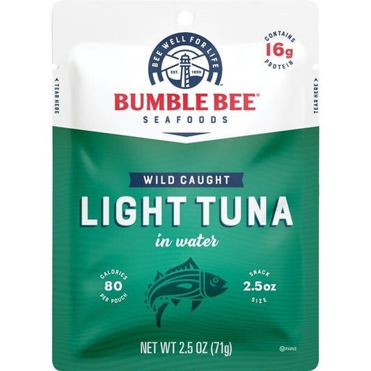 Bumble Bee Premium Light Tuna in Water, Delicious Protein Packed Meal
