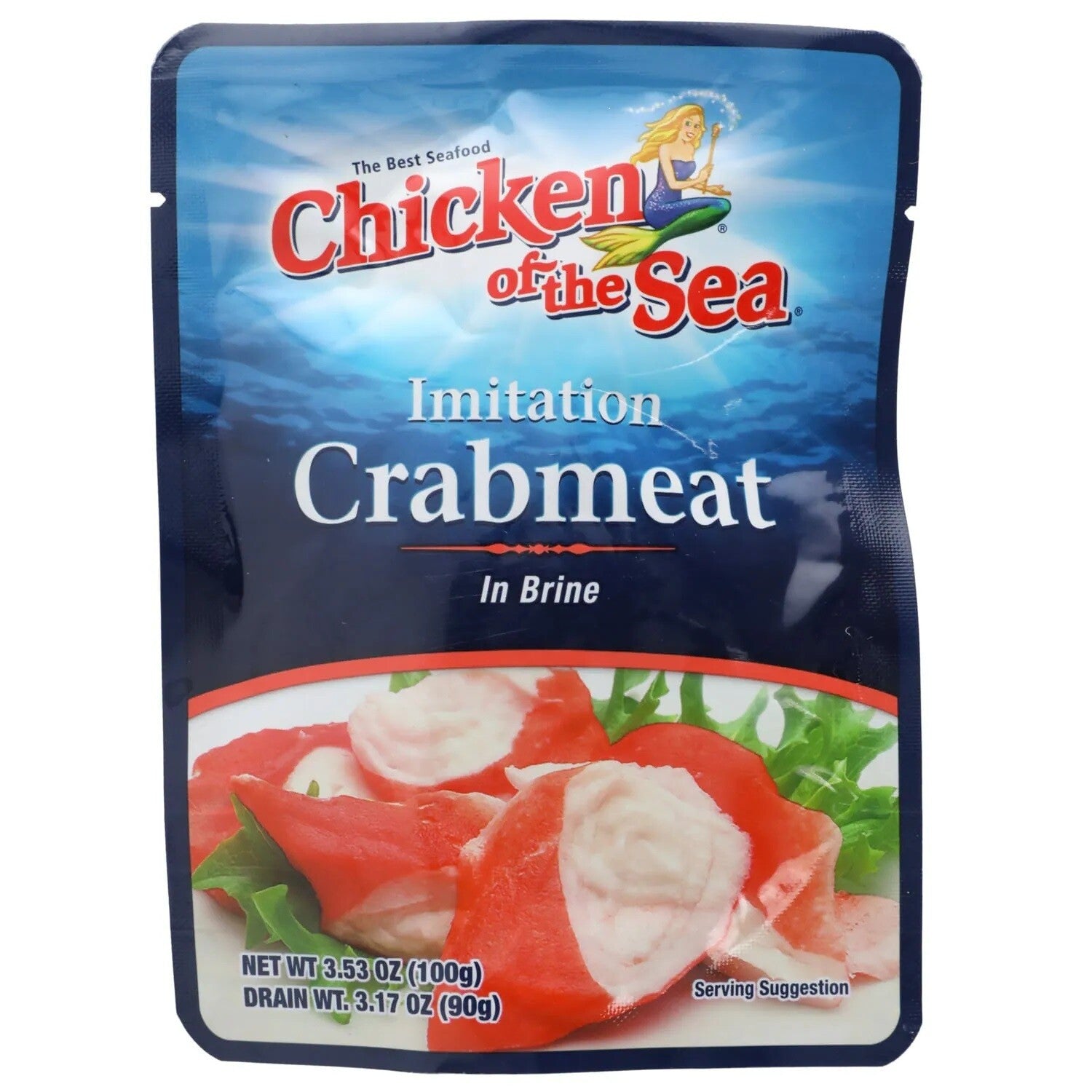 Chicken of the Sea Premium Imitation Crabmeat in Brine - Versatile, Ready-to-Eat Seafood