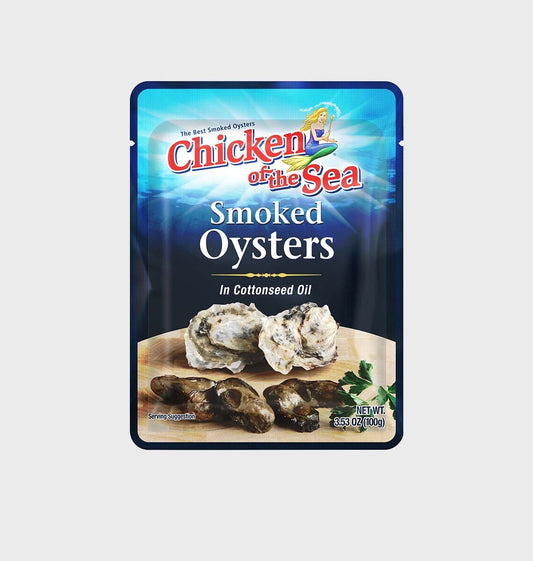 Premium Smoked Oysters in Pure Cottonseed Oil - Delicious, Ready-to-Eat Seafood Snack