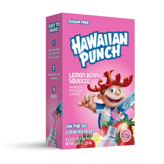 Hawaiian Punch Lemon Berry Squeeze Singles-to-Go Powdered Drink Mix Sticks