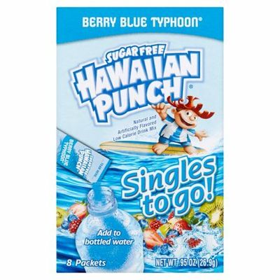 Hawaiian Punch Berry Blue Typhoon Singles To Go Drink Mix Packets