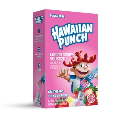 Hawaiian Punch Lemon Berry Squeeze Singles-to-Go Powdered Drink Mix Sticks