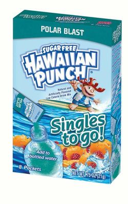 Hawaiian Punch Polar Blast Singles-to-Go Instant Water Flavor Enhancer