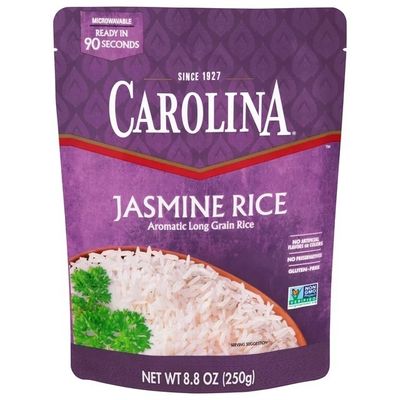 Fluffy Fragrant Carolina Jasmine Rice, Premium Long Grain, Delicious Aromatic Culinary Staple