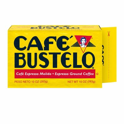 Authentic Café Bustelo Rich Dark Roast Espresso Ground Coffee Brick 10 Oz