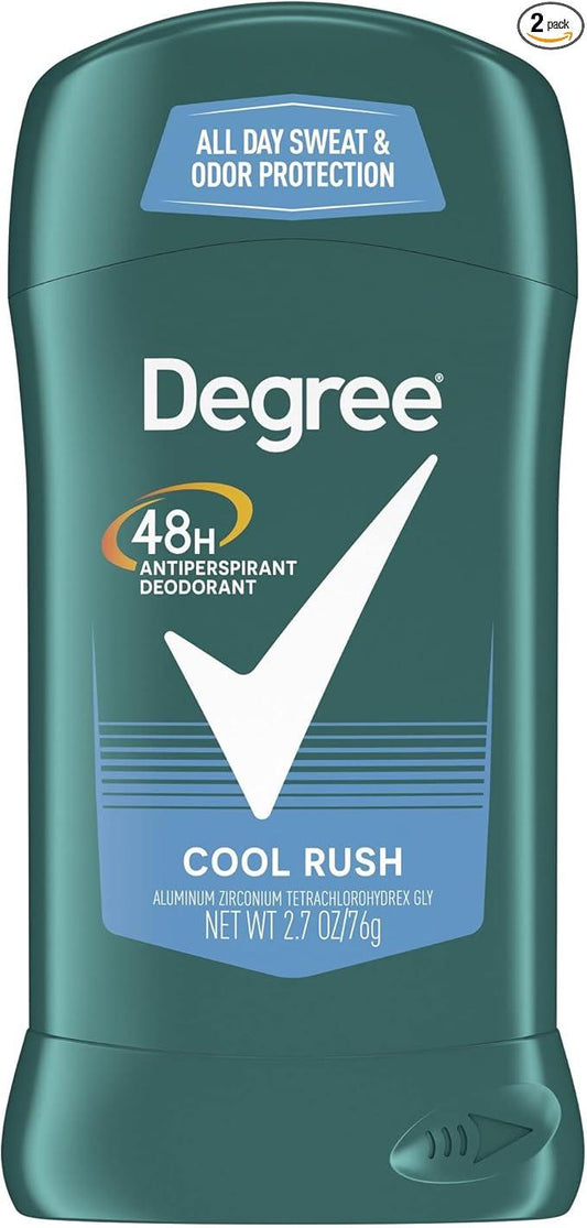 Degree Cool Rush Dry Protection Deodorant Stick - 48HR Sweat Odor Defense