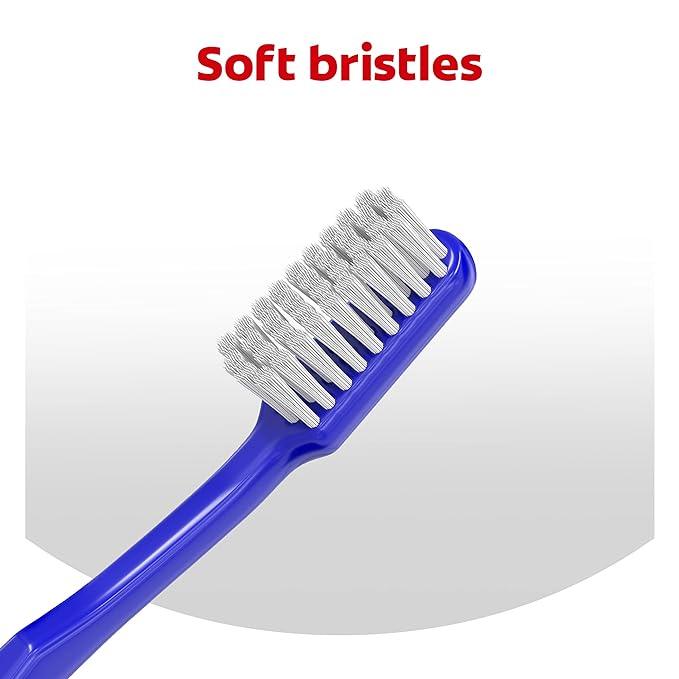 Colgate Gentle Soft Bristle Toothbrush 2-Pack, Individually Wrapped for Freshness