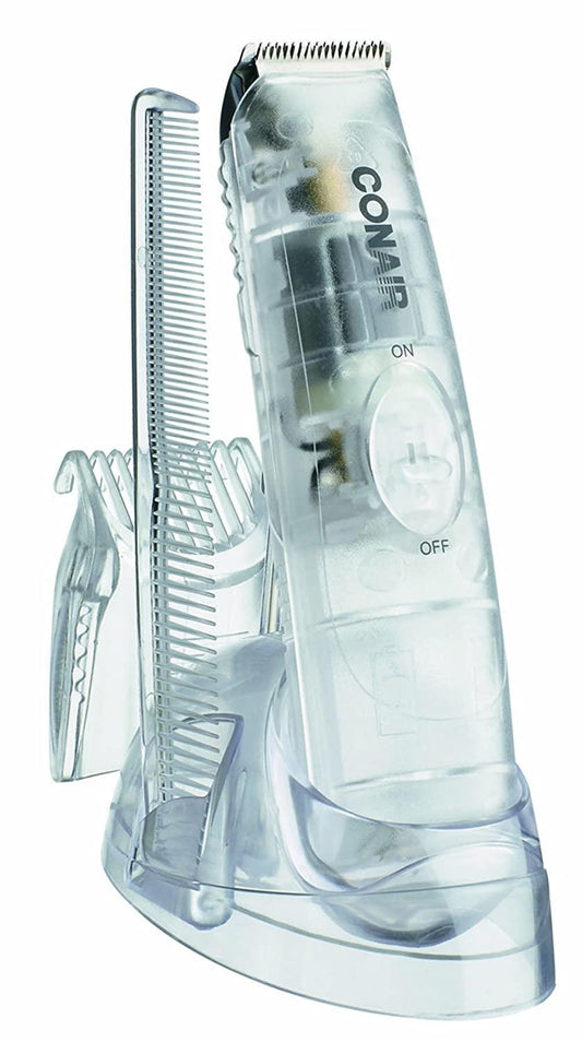 Conair Clear Precision Beard Trimmer & Shaver Kit for Men