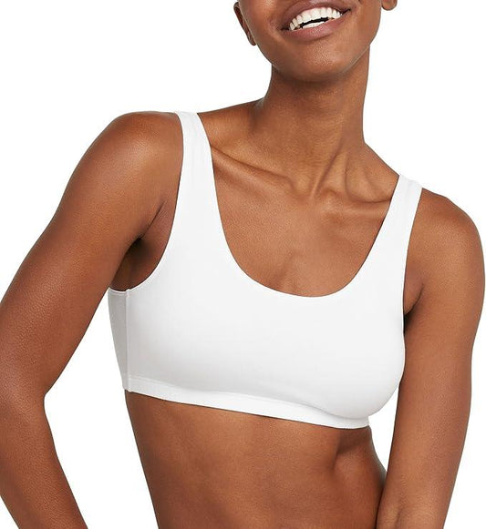 Hanes Women's Soft Cotton Stretch Scoopneck Bra 3-Pack - Comfortable Support
