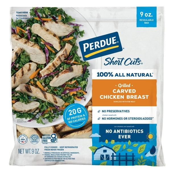 PERDUE SHORT CUTS Fully Cooked Carved Grilled Chicken Breast Strips 9 oz