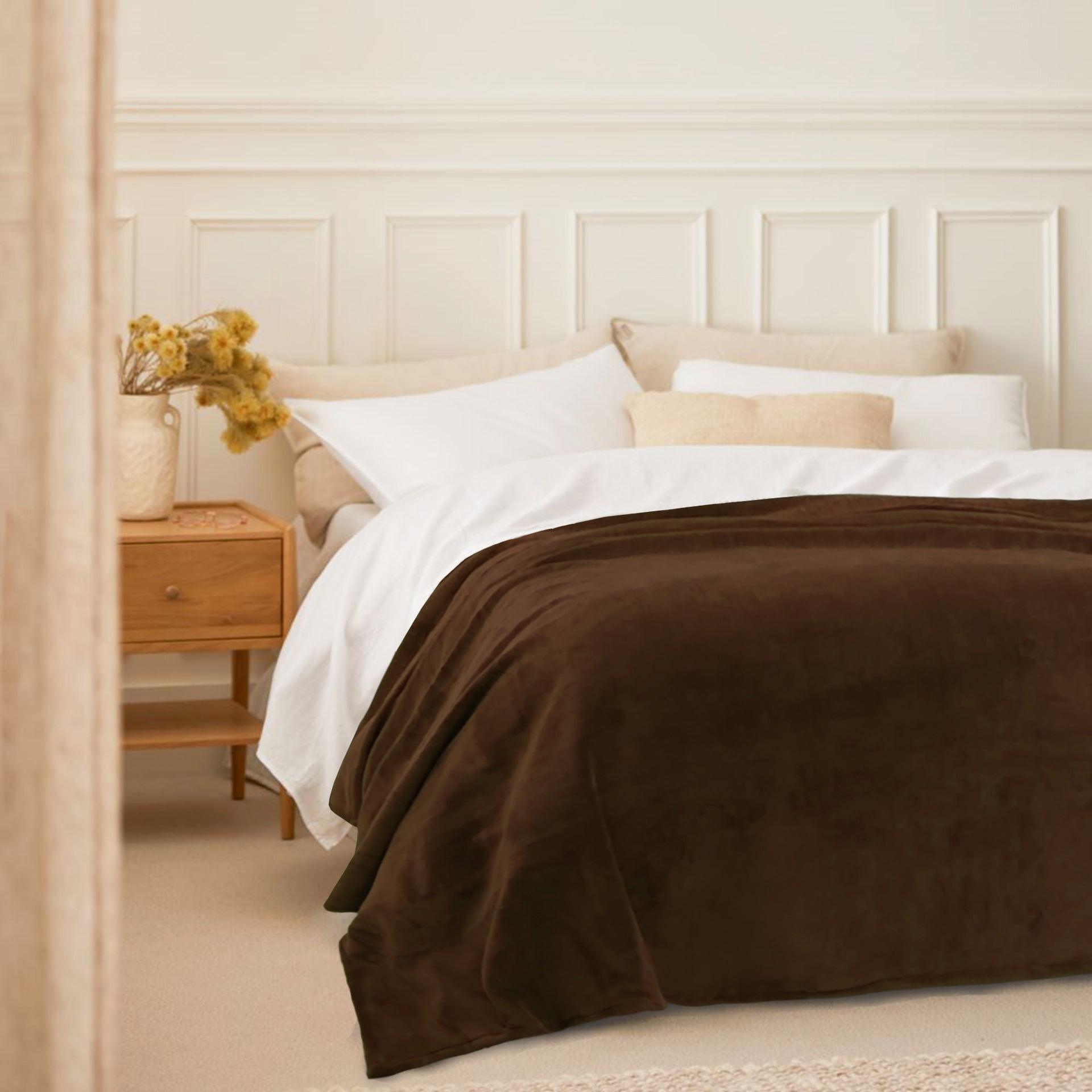 Premium Fire Retardant Fleece Twin Blanket - Cozy, Safe, and Durable