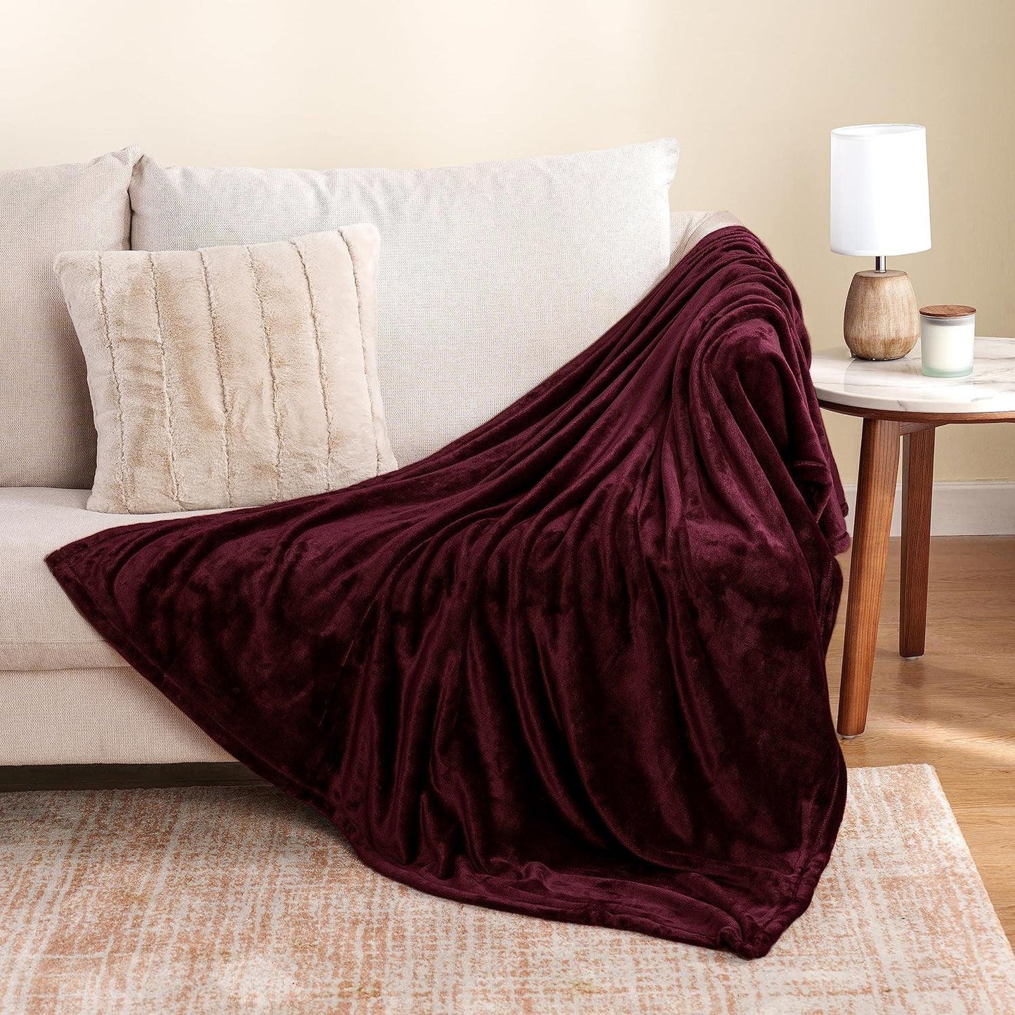 Premium Fire Retardant Fleece Twin Blanket - Cozy, Safe, and Durable