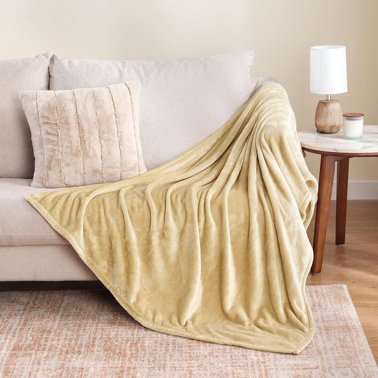 Premium Fire Retardant Fleece Twin Blanket - Cozy, Safe, and Durable
