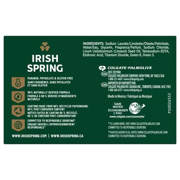 Irish Spring Original Bar Soap: Invigorating Fresh Cleanse for Daily Use