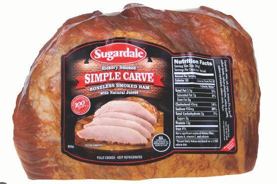 Sugardale Boneless Carved Ham: Effortless Holiday Feast, Delicious Ready-to-Eat Pork Perfection