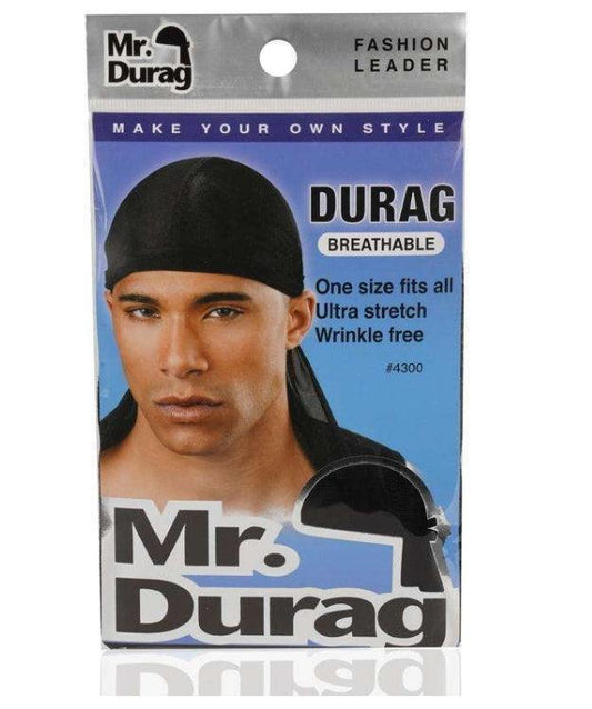 Mr. Durag Premium Stretch Fabric Wave Cap for Smooth Hair Waves