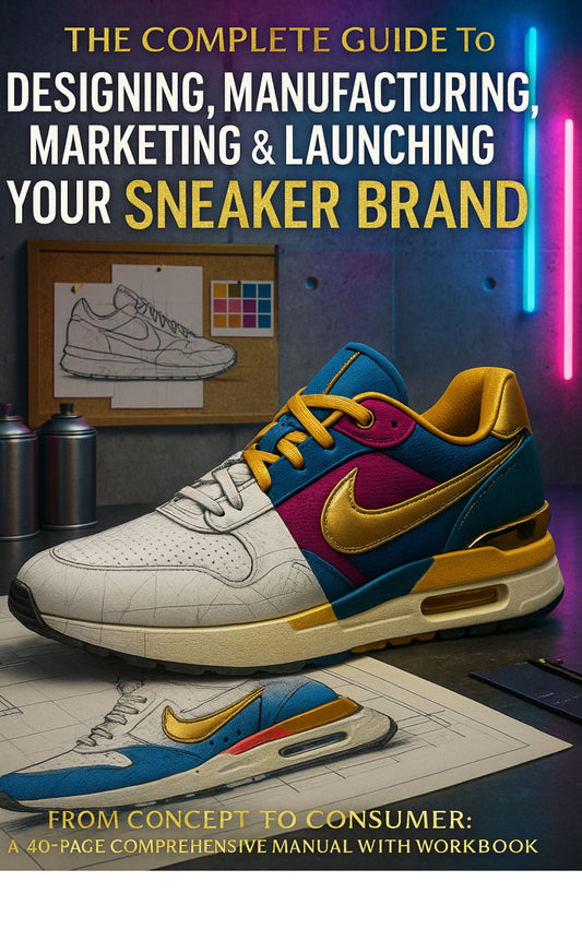 THE COMPLETE GUIDE TO DESIGNING MANUFACTURING MARKETING LAUNCHING YOUR SNEAKER BRAND