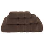 Luxurious 3-Piece Plush Cotton Towel Set: Bath, Hand, Washcloth
