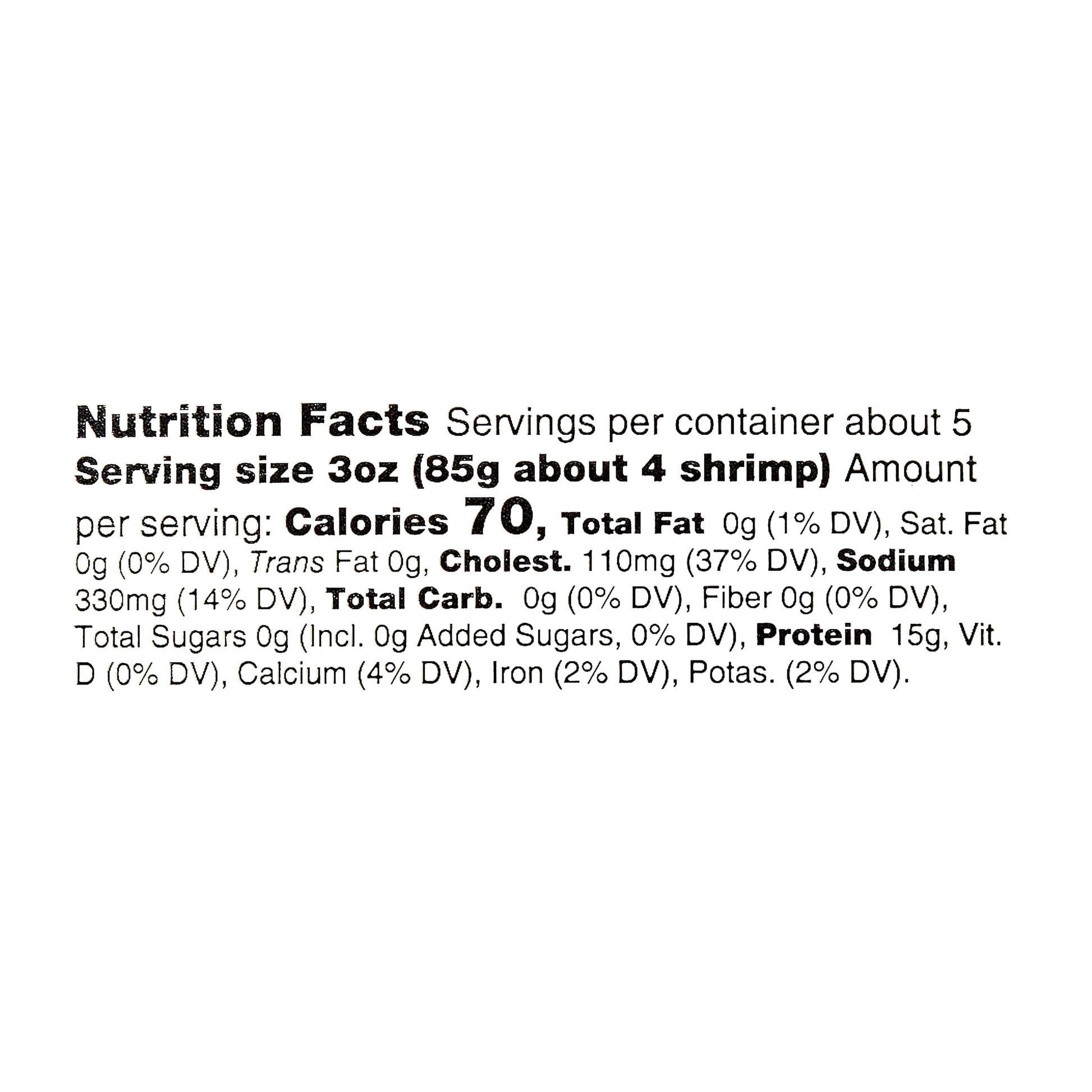 Premium Colossal Cooked Shrimp: Peeled, Deveined, Tail-On, 1 lb Bag