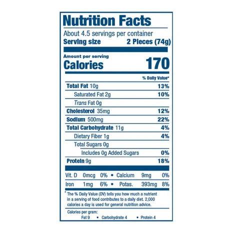Perdue Fully Cooked Crispy Chicken Breast Strips, Ready-to-Eat, 3-Pack, 2.25 lbs