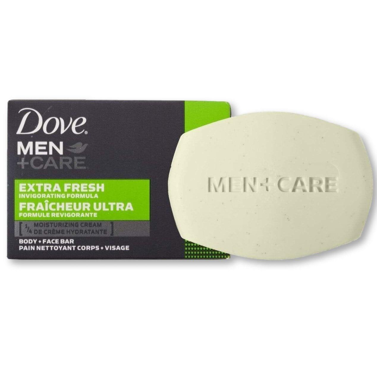 Dove Men+Care Extra Fresh Body and Face Bar Soap for Deep Clean