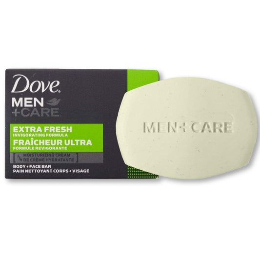 Dove Men+Care Extra Fresh Body and Face Bar Soap for Deep Clean
