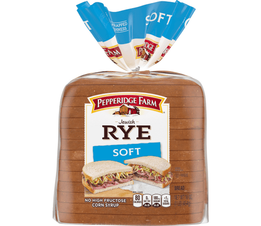 Pepperidge Farm Soft Rye & Pumpernickel Bread Loaf - Fresh, Flavorful, 1 LB
