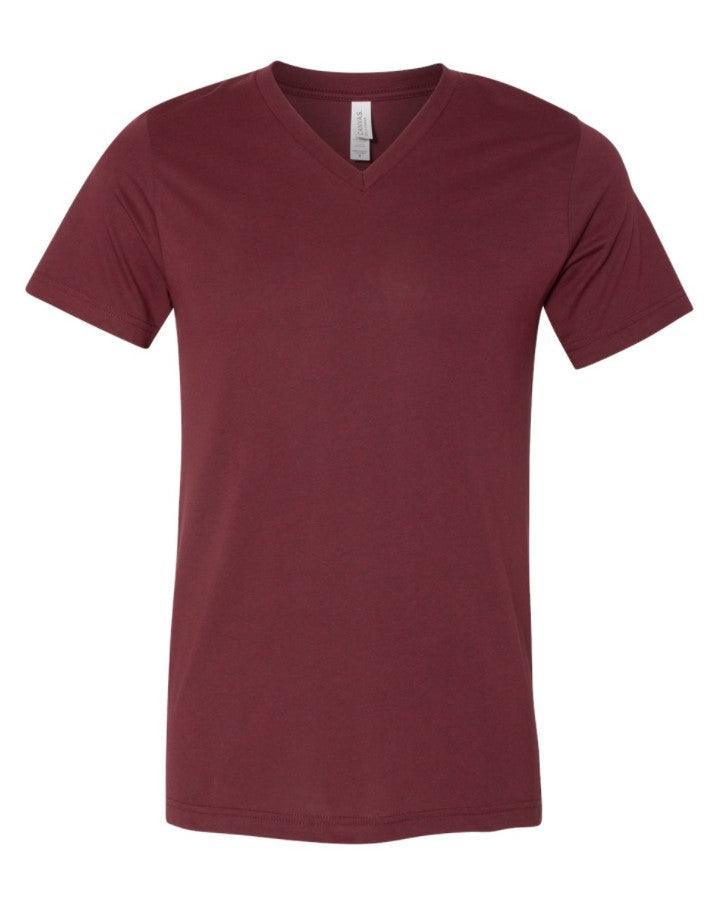 Soft Blend V-Neck Colored T-Shirt for Men, Moisture-Wicking, Everyday Comfort